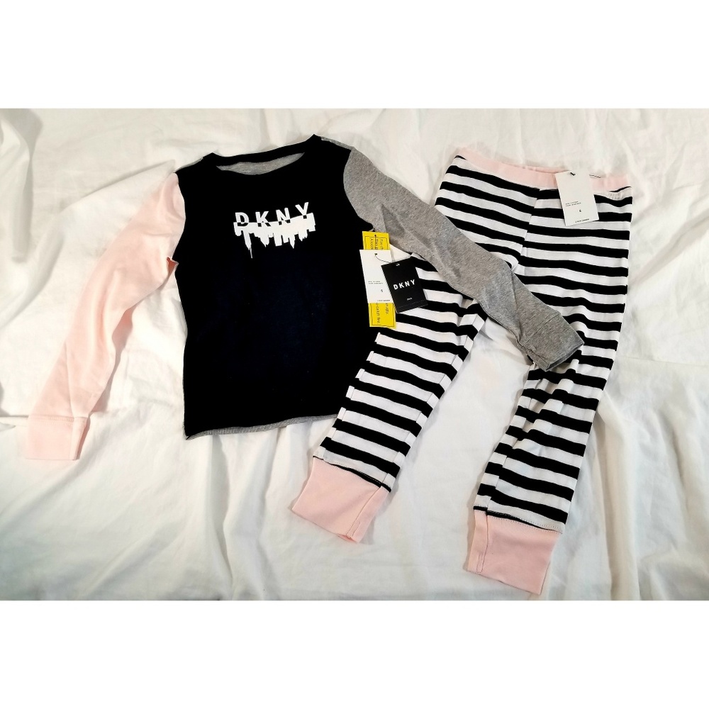 DKNY Girls 2-piece Pajama Set